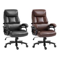 Vinsetto Faux Leather Office Chair for Big and Tall , 400 lbs