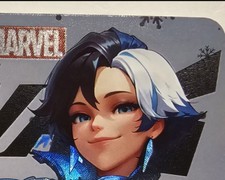 Tarjeta de cómic sexy Waifu de anime Luna Snow Marvel