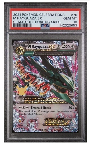PSA 10 M Rayquaza EX 76/108 Celebrations Classic Collection Pokemon Holo