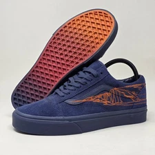 Vans Queer Poets Old Skool Kae Tempest Shoes Mens 7/ Womens 8.5 Blue Orange New