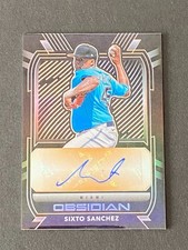 Sixto Sanchez  2021 Obsidian Orange FOTL  Auto #ed 58/75