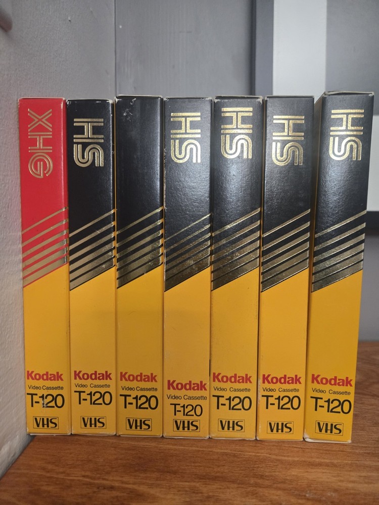 Used vhs tapes sold as used blanks  10 Tapes Used