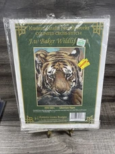 Kustom Krafts Siberian Tiger Counted Cross Stitch Kit JW-005 J.W. Baker Wildlife