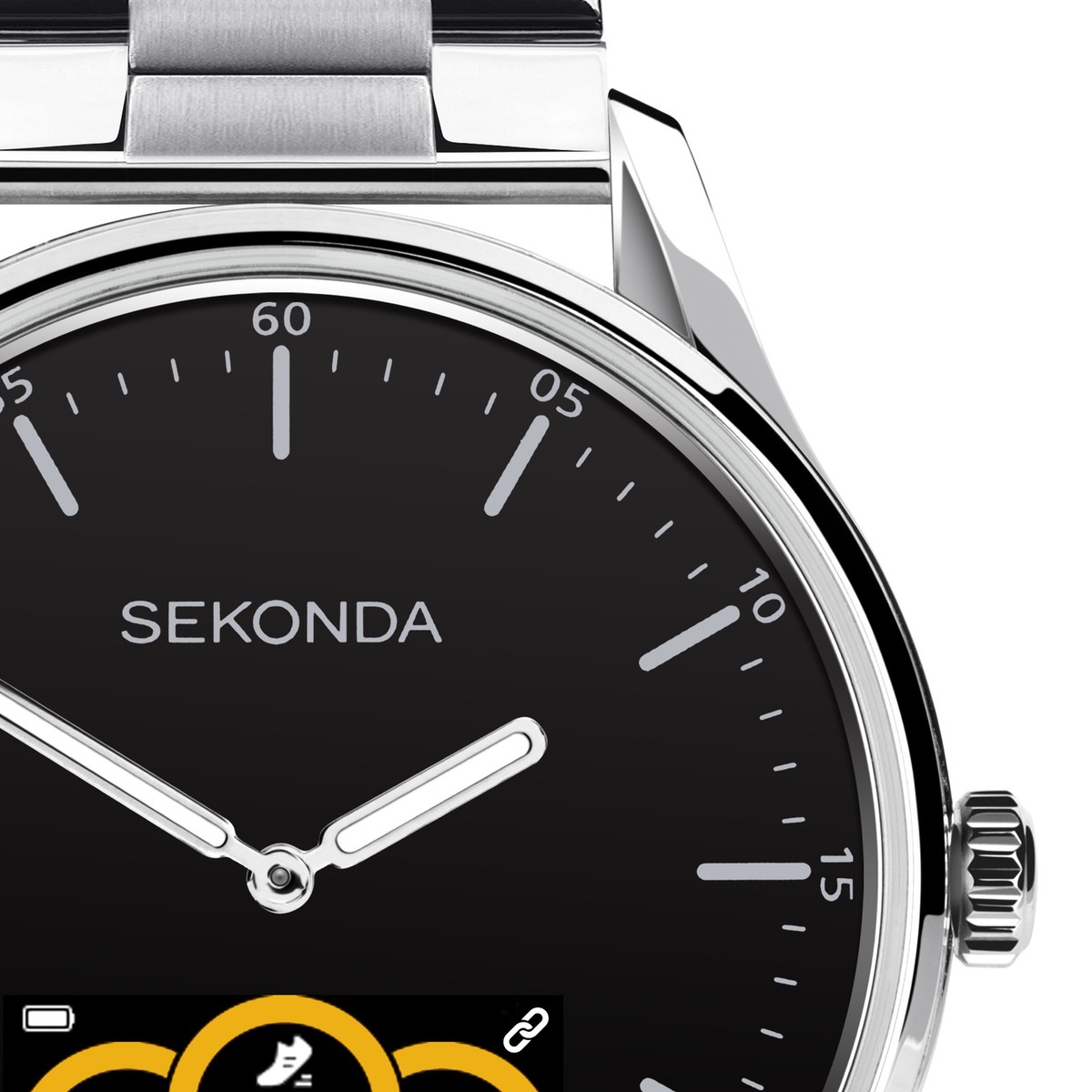 Sekonda Active Plus Smart Watch 45 mm met zwarte roestvrijstalen band 30226 Sekonda Active Plus Smart Watch 45 mm met zwarte roestvrijstalen band 30226