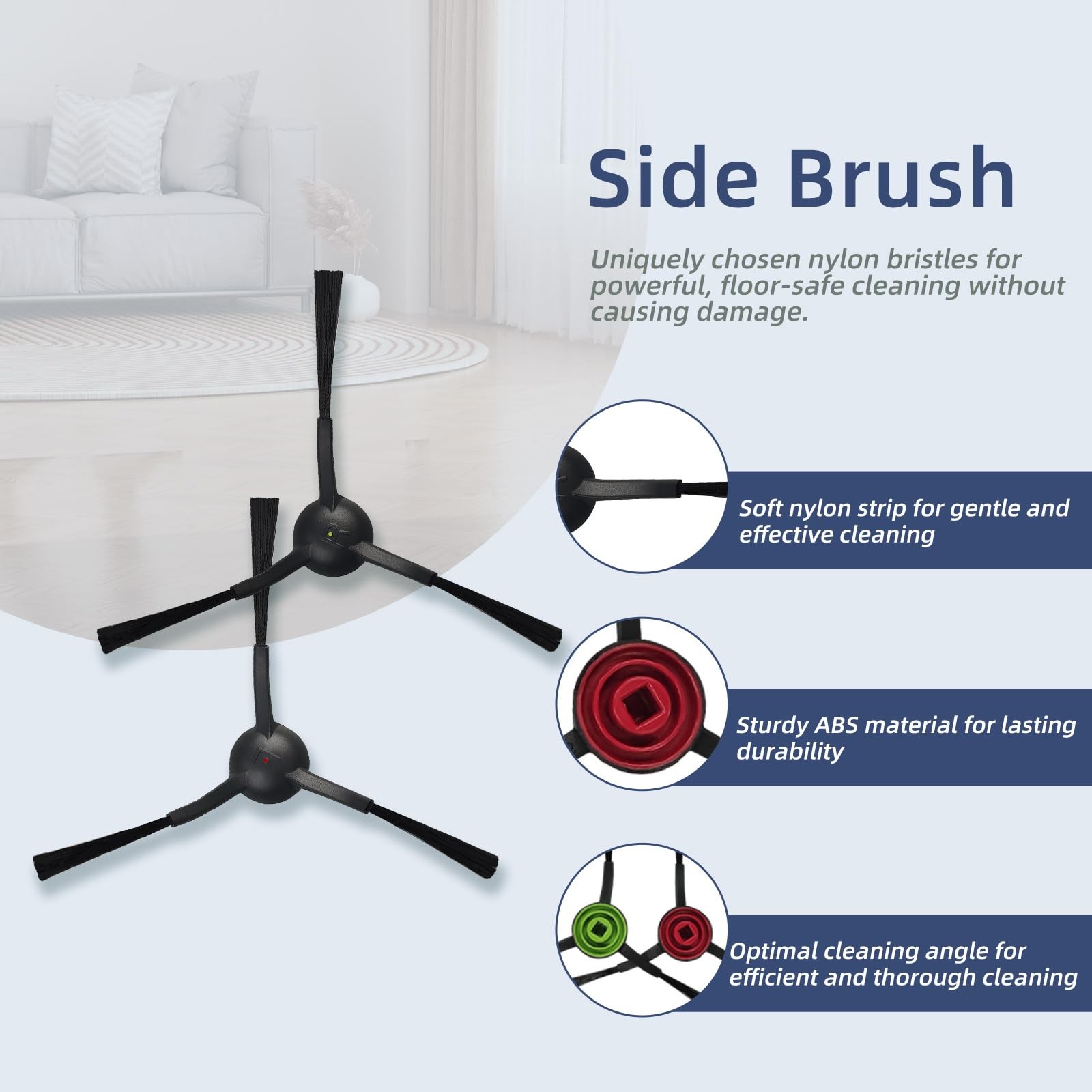 Replacement Parts for Tikom G8000 Honiture G20 2 Roller Brushes 6 Filters