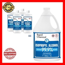 99 Isopropyl Alcohol - USP Grade - 99 Percent IPA Alcohol - 4 Pack 33.8 fl o...