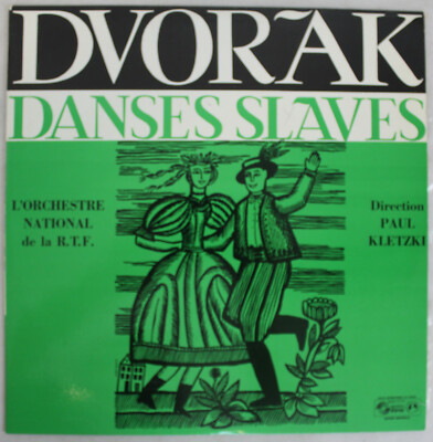 Vinyl Disc - Dvorak - Slavic Dances - National R.T.F. Orchestra - Kletzki - INT