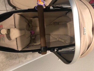 Joolz cameleon double stroller, beige, barely use, brand new infant seat