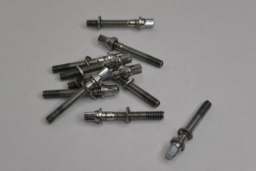 60s/70s Rogers USA TENSION RODS X10 for YOUR DYNASONIC SNARE and DRUM SET! J568 - Picture 11 of 12