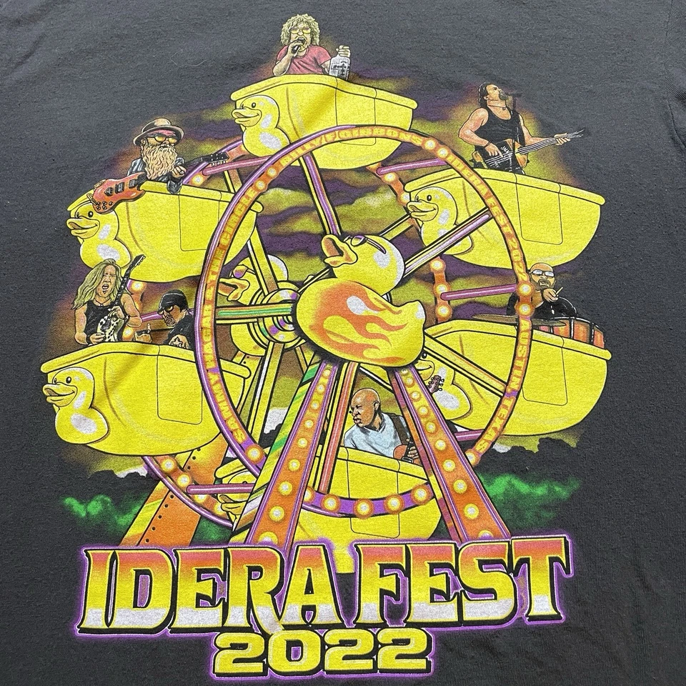 2022 IDERA FEST T Shirt Mens Small Sammy Hagar Billy Gibbons Jason Bonham - Image 2 of 4
