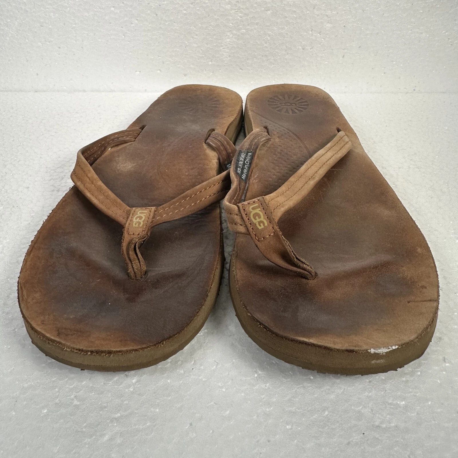 Sandali infradito infradito UGG Australia Kayla donna 9 ballerine pelle marrone