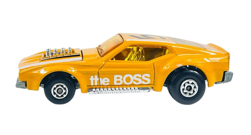 Matchbox Lesney Superfast MB11 Orange Boss Cobra Mustang w/Yellow Picture Box - Picture 2 of 13