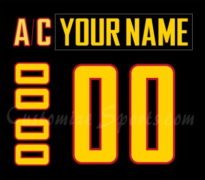 Vancouver Canucks Customized Number Kit For 2022-Present 3rd