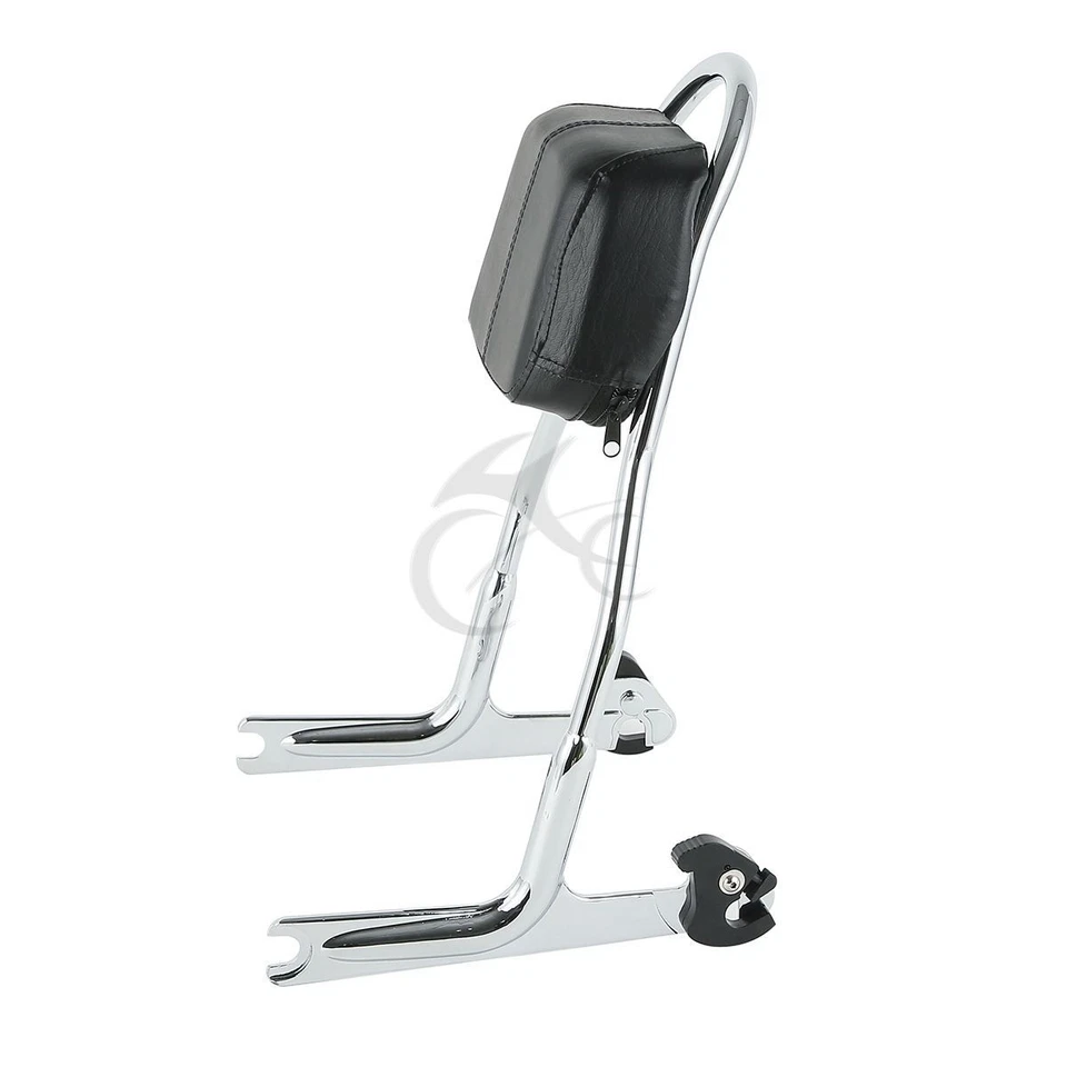 Detachable Passenger Backrest Sissy Bar Fit For Harley Softail Fatboy Springer - Image 4 of 4