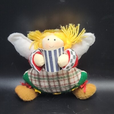 Plush Singing Angel Delton Fine Collectibles 5'' Tall Christmas Holidays