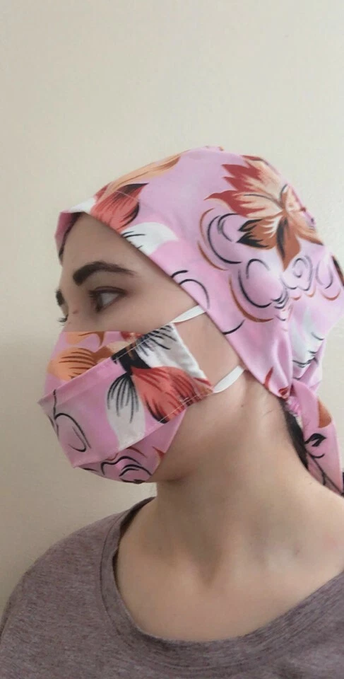 Gorra Exfoliante Unisex Doctor Enfermera, Máscara de Tela Foto 3 de 4