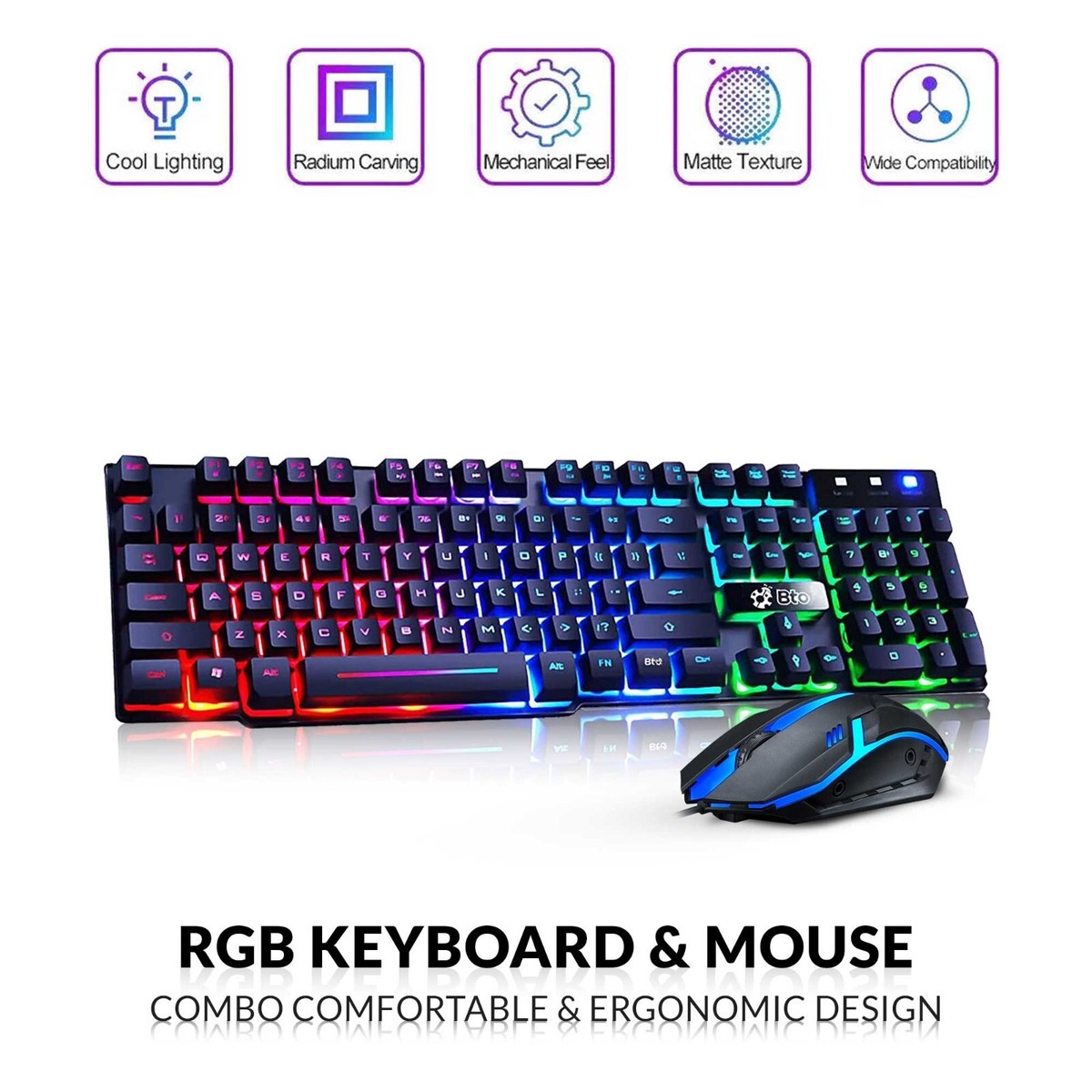 PC Desktop Gaming Intel I5-12400 - B760 - 16 GB RAM - NVME 500GB