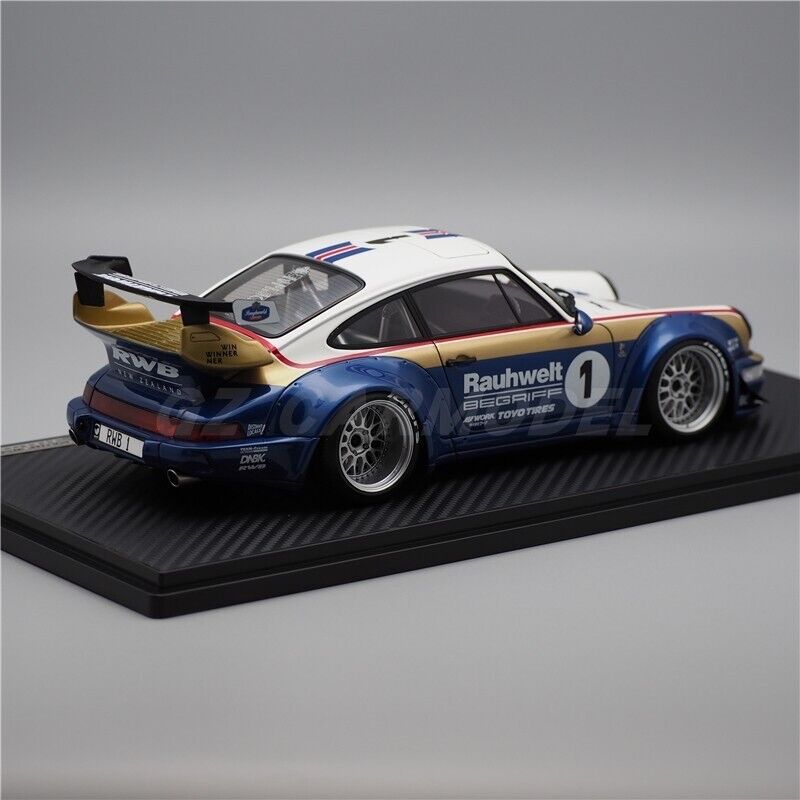 RARE* Ignition Model 1/18 Porsche RWB 911 964 in White/Blue RARE* Ignition Model 1/18 Porsche RWB 911 964 in White/Blue