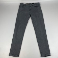 AG Adriano Goldschmied Womens Size 28R The Stevie Ankle Gray Stretch Made in USA