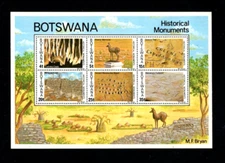 Botswana 192a  MNH Sheet of 6 Historical Sites and Monuments    Nice Price