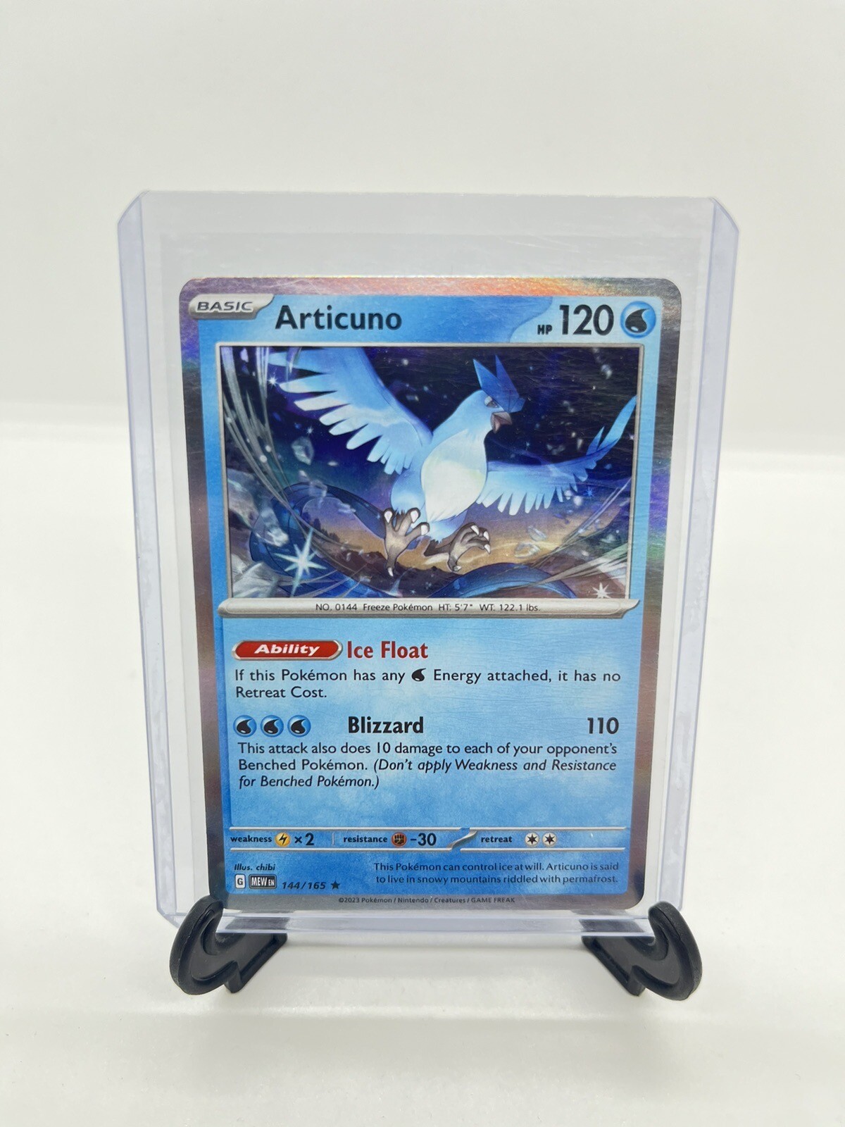 Pokemon Cards Articuno 144/165 Holo Pokemon Card - Scarlet & Violet 151 Set, English, Near Mint Articuno 144/165 Holo Mewen 151 English Pokemon Card - Nm 2 Pokemon Cards Articuno 144/165 Holo Pokemon Card - Scarlet & Violet 151 Set, English, Near Mint Articuno 144/165 Holo Mewen 151 English Pokemon Card - Nm 2