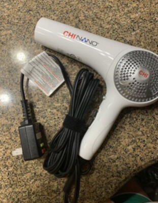 CHI Nano Hair Dryer in White