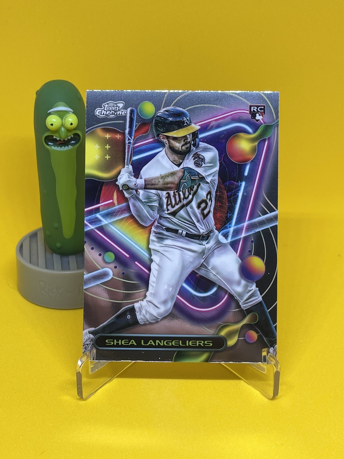 2023 Topps Chrome Cosmic #51 Shea Langeliers RC Oakland Athletics