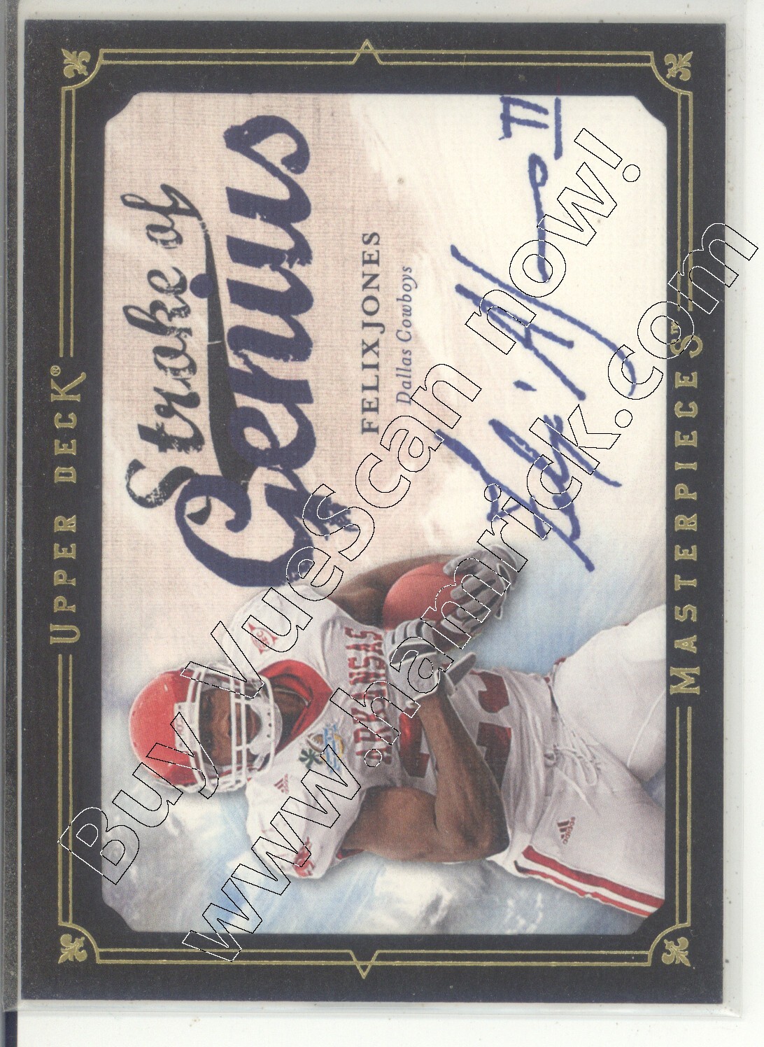 Felix Jones Upper Deck Draft Edition #37 Autograph