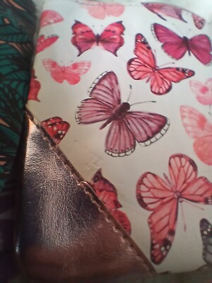 Ipsy Makeup Bag Butterflies & Shiny Pink Corners