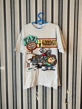 Vintage 1998 Harley Davidson Looney Tunes Taz Garage Riders shirt size L