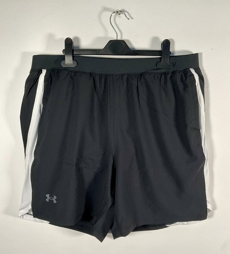 UNDER ARMOUR LAUNCH 7" Black Shorts Size XL NEW RRP £36