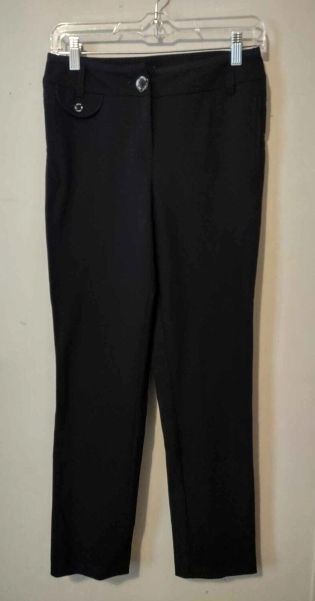 black dress pants for juniors TM Exposure Kids Boys Junior Toddler Flat Front Slim Fit Dress Pants Slacks - Black - Poly/Viscose