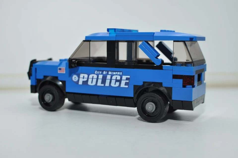 Modelo personalizado Police Interceptor City of Memphis compatible con ladrillos LEGO® Foto 2 de 3