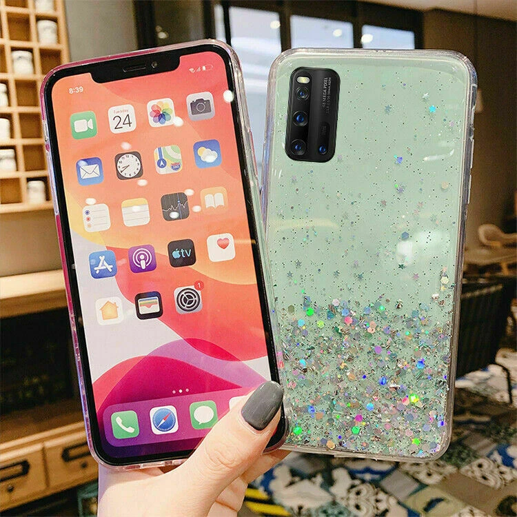 Для Samsung Galaxy S25 S24 S23 S22 S21 S8 кронштейн блестящий блестящий сердце телефона чехол - Изображение 3 из 4