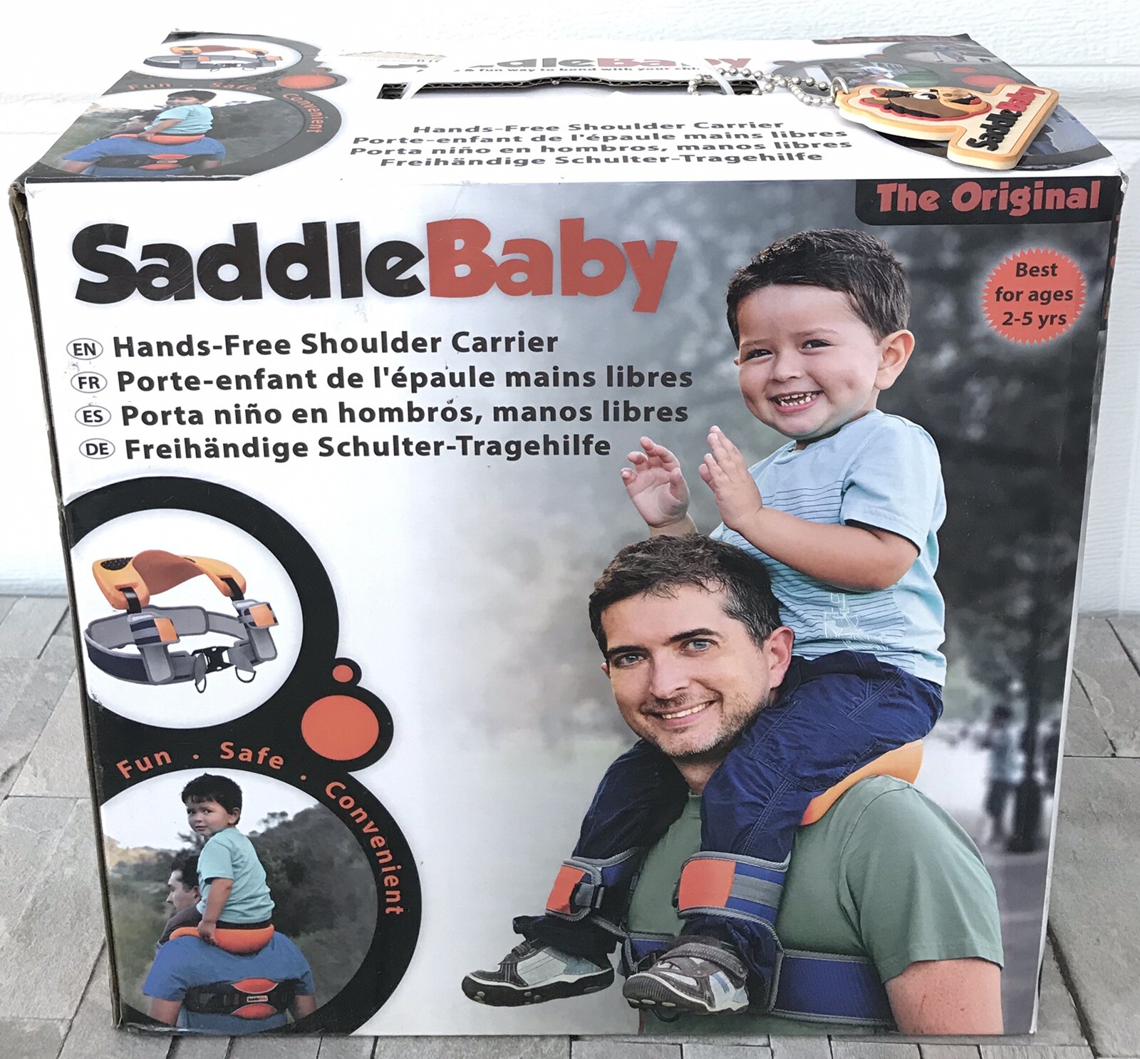 saddle baby backpack