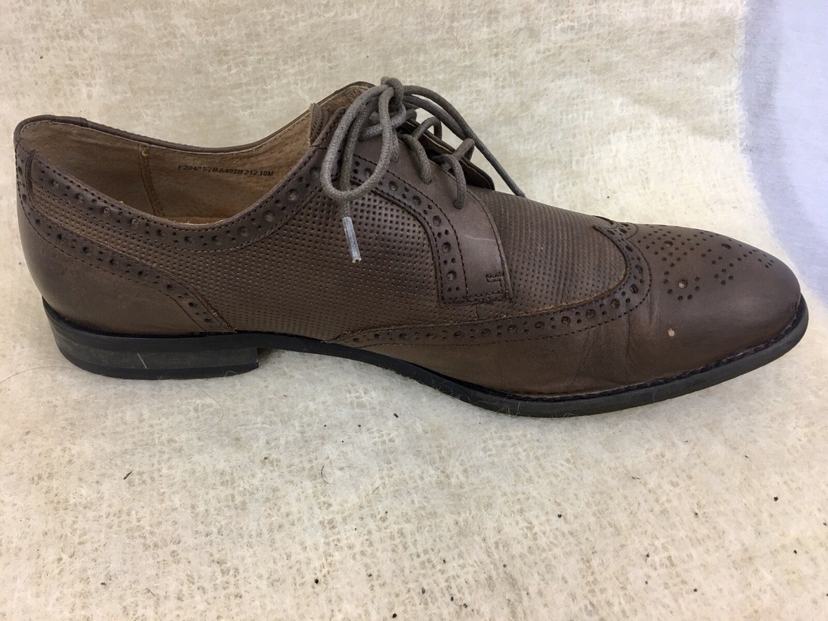 John Varvatos Brown Wingtip Dress Shoes, size 10M John Varvatos John Varvatos Whiskey Dark Brown Wingtip Mens  main image 2