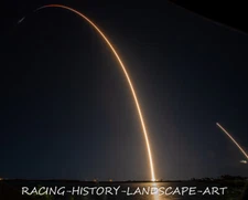 8x10 Photo 3-6-2020 SpaceX NASA CRS-20 Dragon 1 Falcon 9 Pad 40 to ISS Kennedy 7