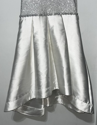 Speechless Kids Silver/White Dress Size 12 Kids - Picture 6 of 12