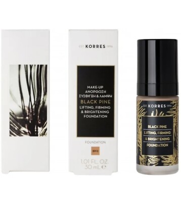Korres Black Pine Lifting, Firming & Brightening Foundation BPF3 1.01 Fl Oz B