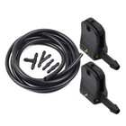 2x Washer Jet Wiper Nozzle & Hose Set For Mercedes-Benz Sprinter I II 1995-2018