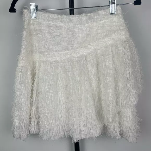 Silver fringe skirt zara cheap