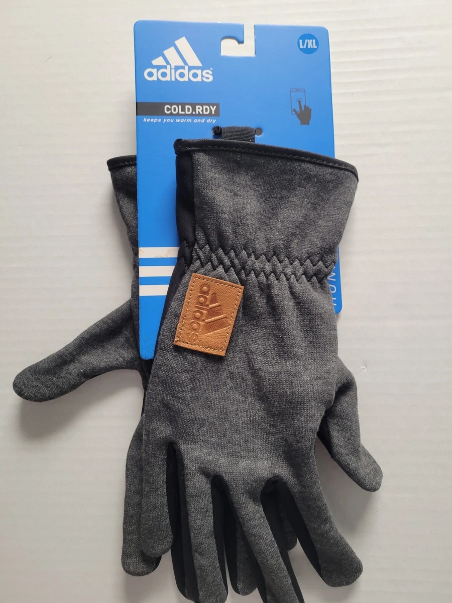 adidas Mens L XL Gray Edge 2.0 Keep Warm Keep Dry Fleece Running