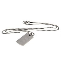 Birmingham City F.c. Engraved Crest Dog Tag & Chain Birmingham City F.c. Engraved Crest Dog Tag & Chain