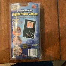 Digital Photo Album Wallet Pix As Seen On TV Displays 58 Photos NEW SEALED.  B2