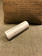 WWI British Army First Large Shell Dressing iodine tube First Aid medical Prop