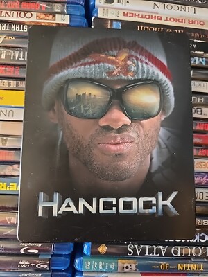 Hancock (Blu-ray, 2010) Steelbook German Import 1st Pressing Used
