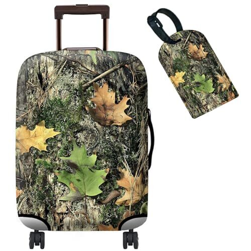 Luggage Coveruitcase Protector Plus 1 Luggage Tag Traveluitcase S Camo Tree