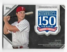 2019 Topps 150th Anniversary Manufactured Patches Rhys Hoskins