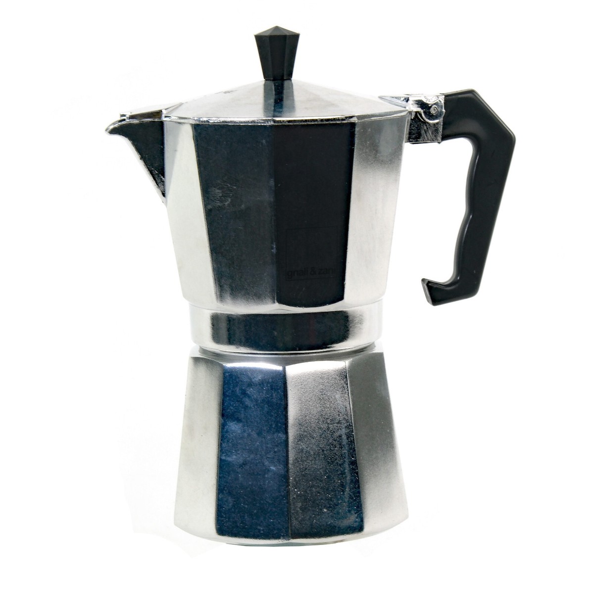 NEW Gnali & Zani Moka Pot Coffee Italian Espresso 3 Cup Aluminum