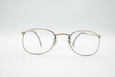 Vintage Chai 15 192 Brass Oval Glasses Eyeglass Frame NOS